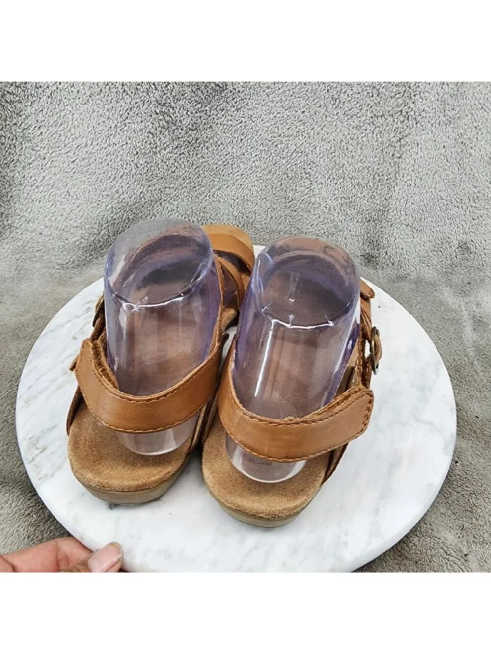 Earth Origins Sandals Womens Size 9 Brown Leather Beck Sandals *Read*